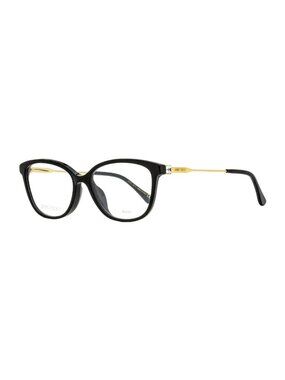 Jimmy Choo Rectangular Eyeglasses JC325F 807 Black/Gold 53mm